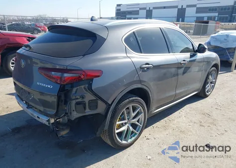 2018 Alfa Romeo Stelvio Ti Awd z USA, uszkodzony, nr VIN ZASFAKBN0J7B85842
